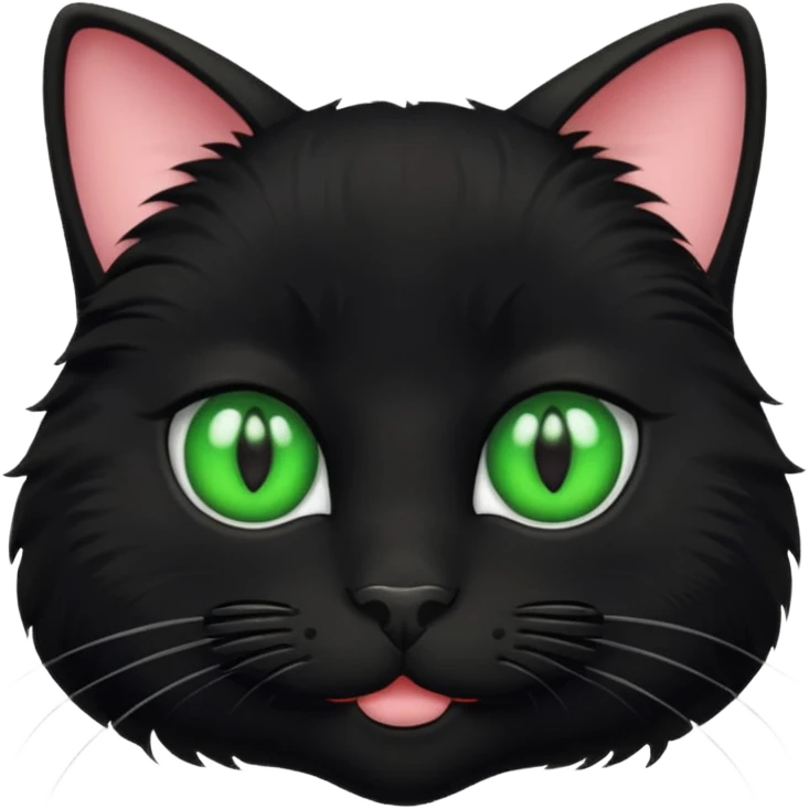 Black cat face 🐈‍⬛ emoji