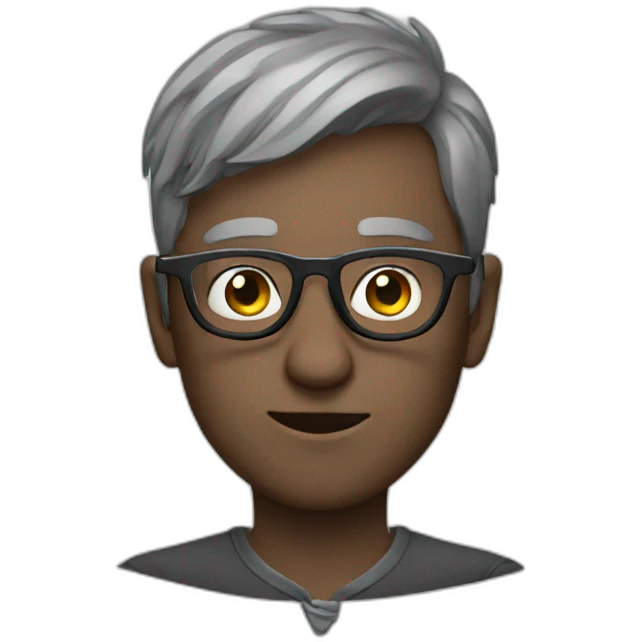 Atharva with glasses emoji