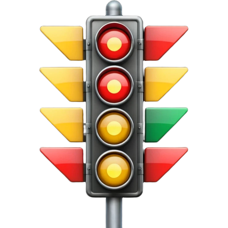 mac os icon rotation retro traffic signal directions arrows emoji