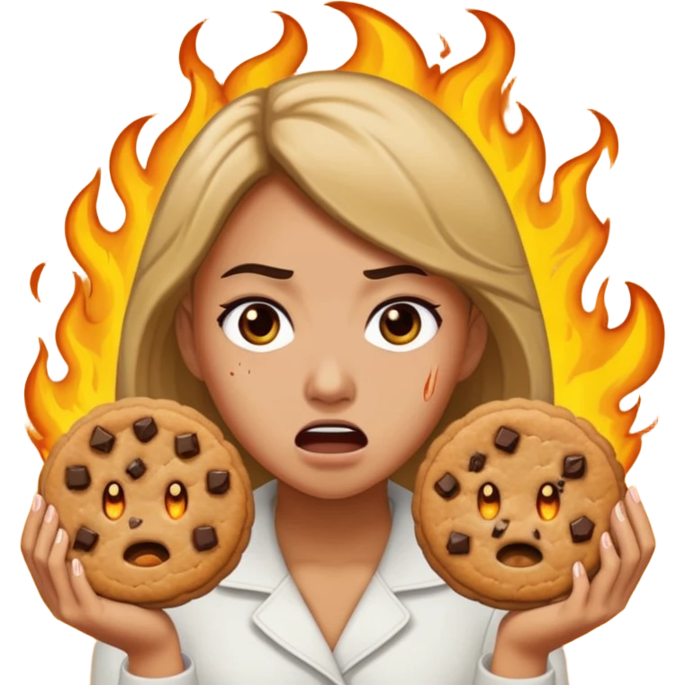 Hannah Le burning cookies emoji