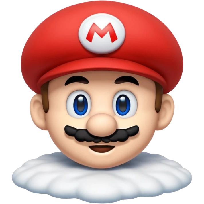 Ein Pudel im aussehen vom SuperMario Universum emoji