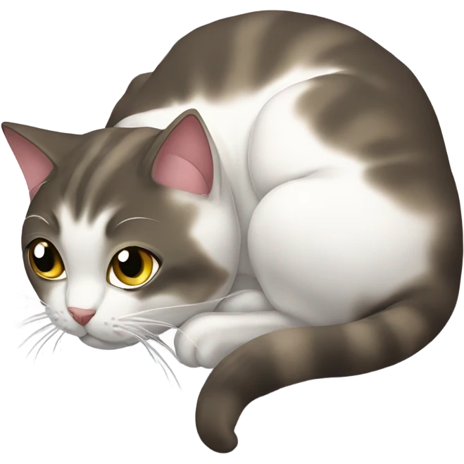Cat puking emoji