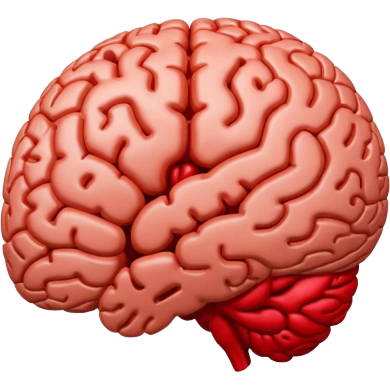 brain with red vessel emoji
