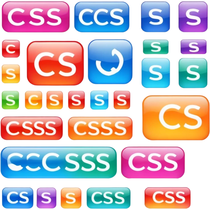 CSS stylesheet icon with colorful design emoji