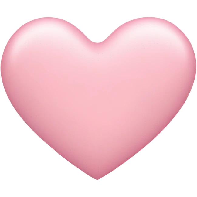 pastel pink heart emoji