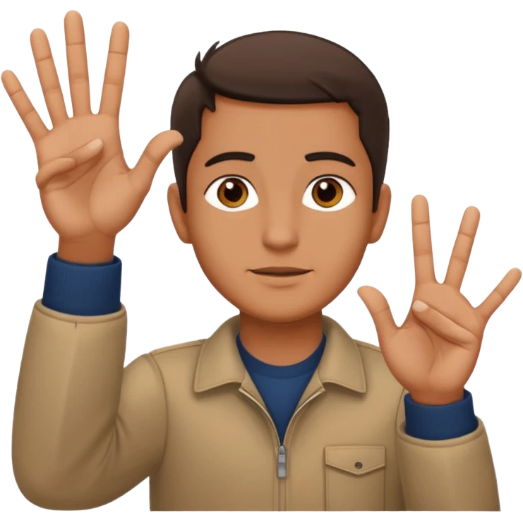 Mason 67 make the do the hands one up and one down palms facing up emoji
