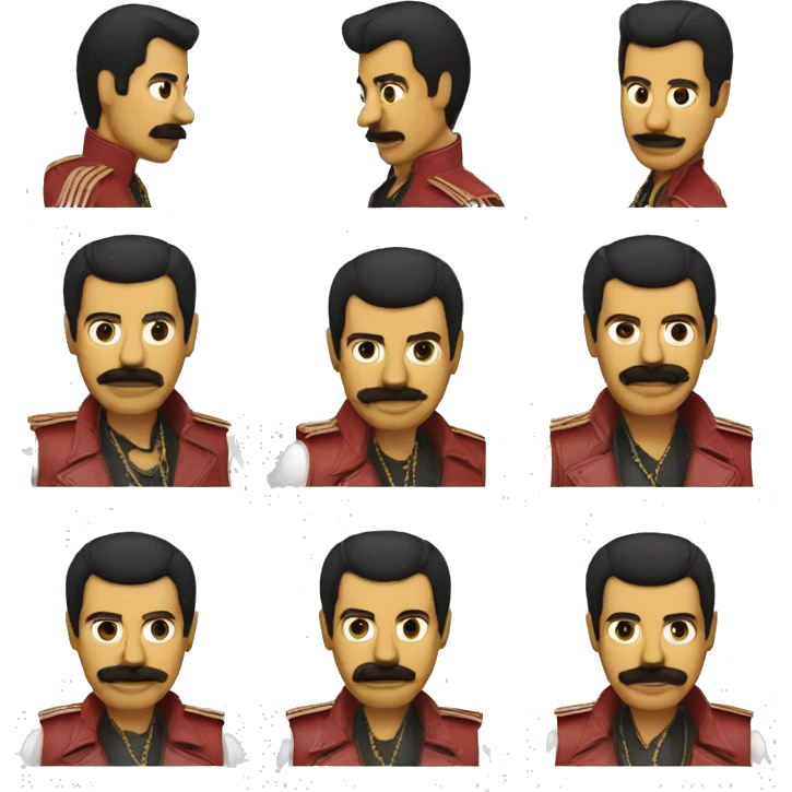 Freddy mercury emoji