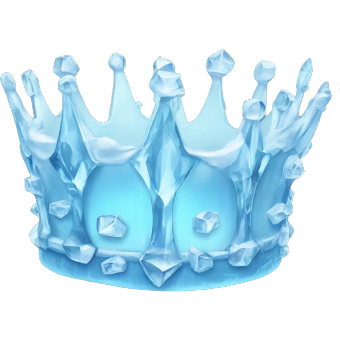 ice crown emoji