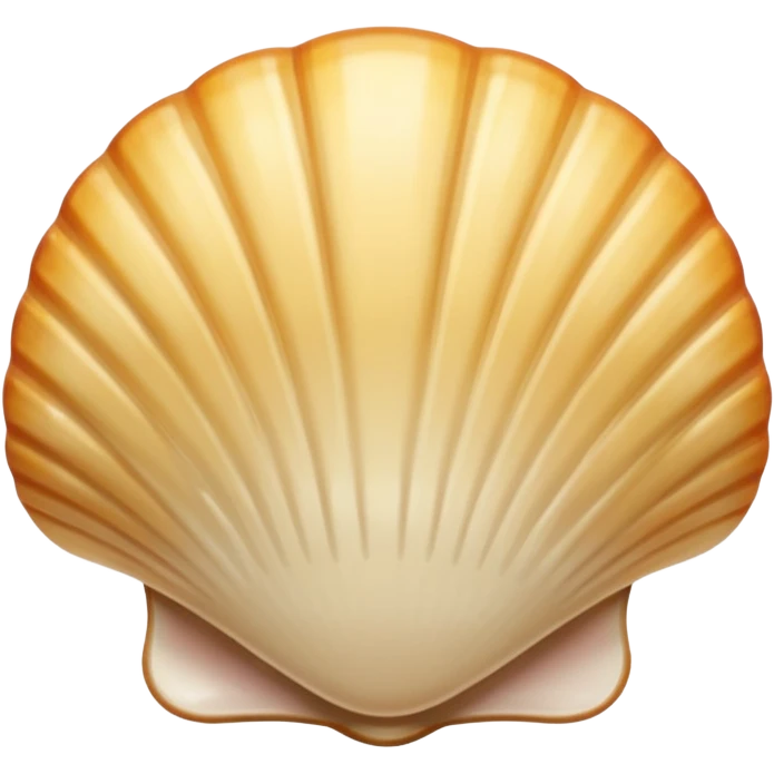 light beige shell emoji