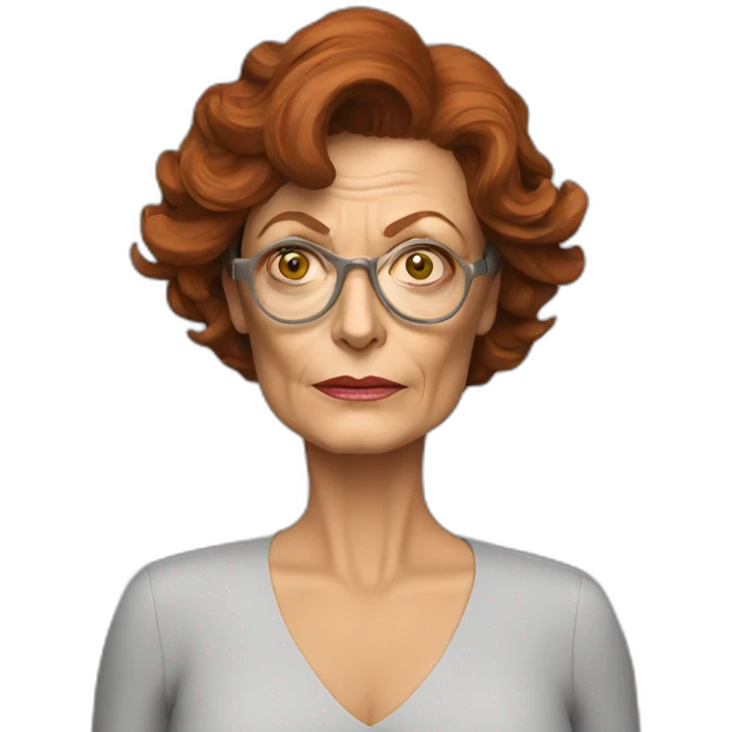 Susan Sarandon serious emoji