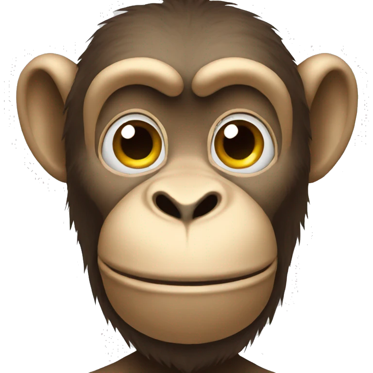Huge monkey with emoji