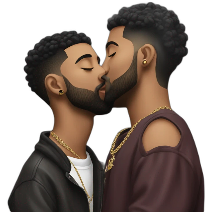 drake kissing 21 savage emoji
