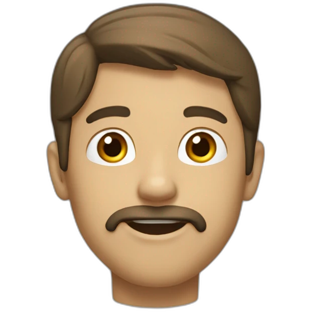 homme qui a la bouche grande ouverte emoji