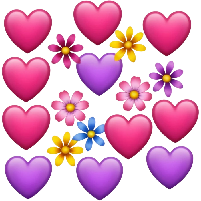 Hearts of Flowers emoji
