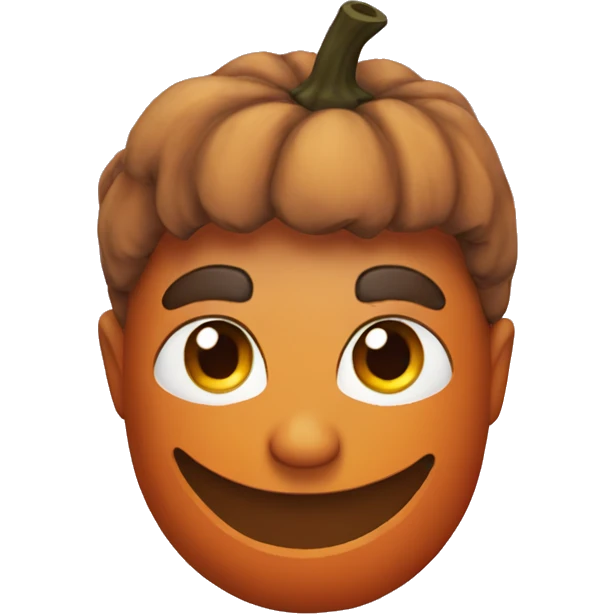 A Halloween pumpkin costume emoji