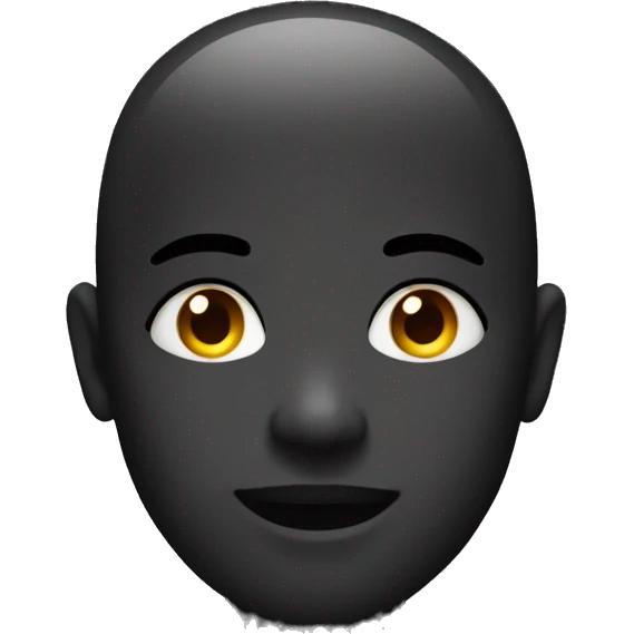 Face with two hearts black emoji
