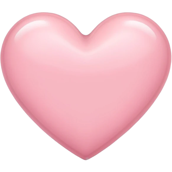 light pink heart emoji