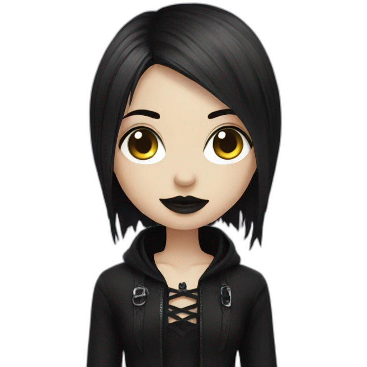 goth girl emoji