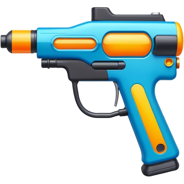paintball gun multicolor emoji