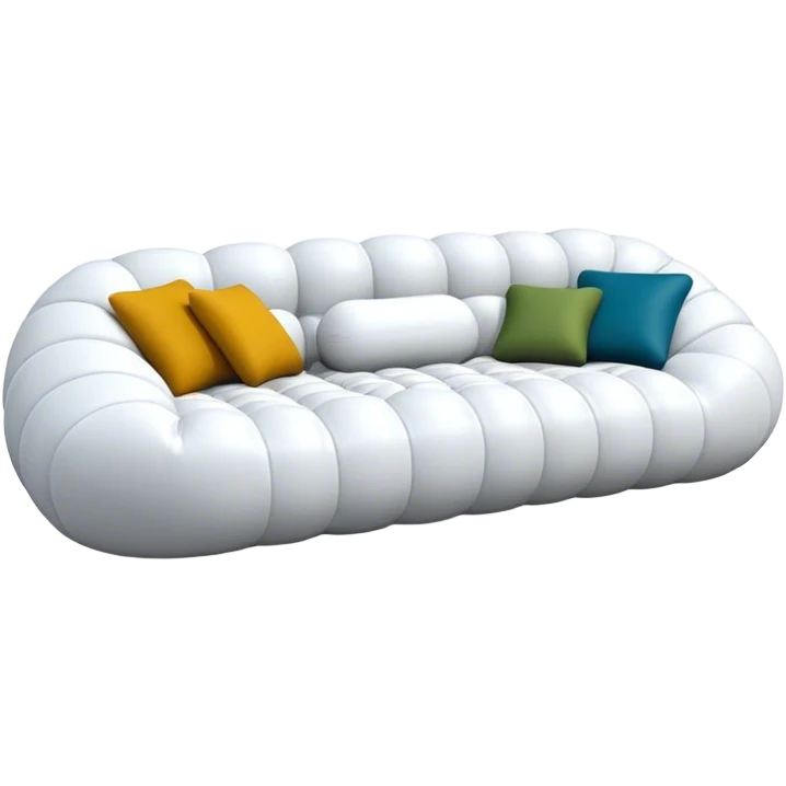 
the Roche Bobois bubble sofa model emoji