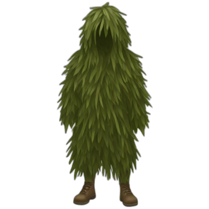 Ghillie clothes emoji