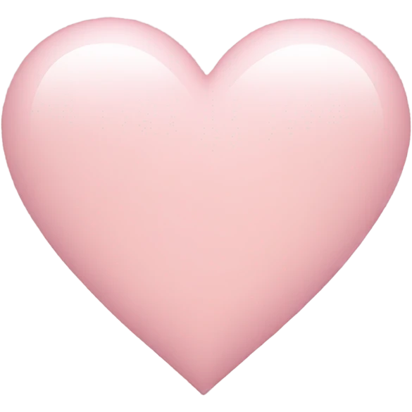 Light Pink heart emoji