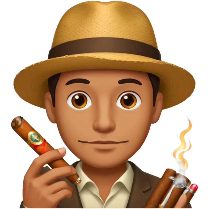 mafia boss cigar emoji