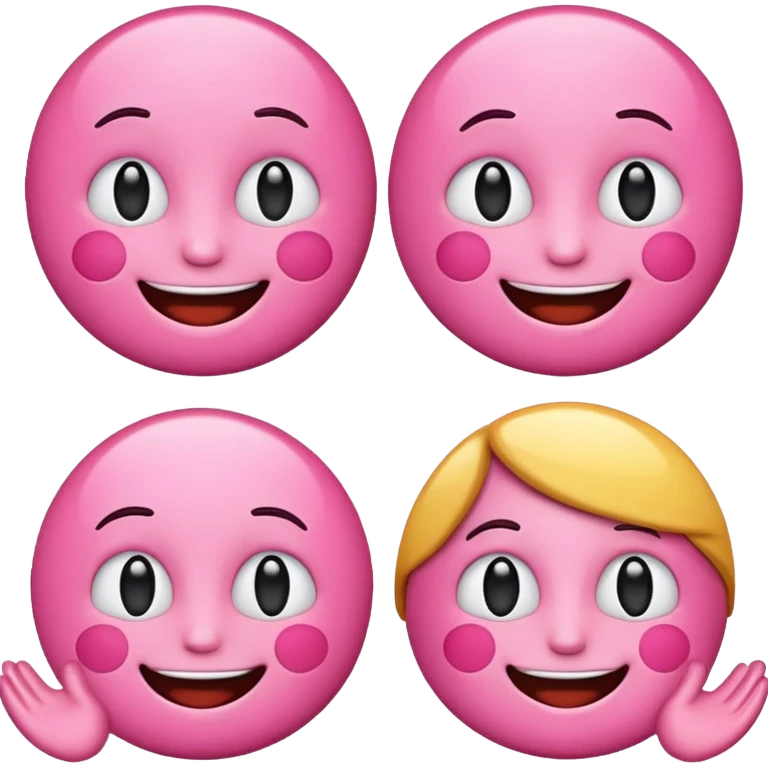 emojis rosa emoji