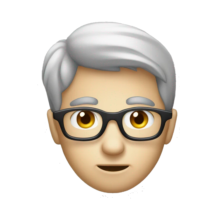ein emoji mit einem skeptischem blick emoji