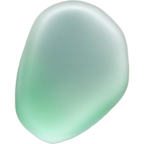White Sea glass emoji