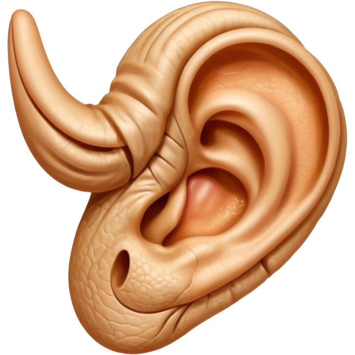 Human ear emoji