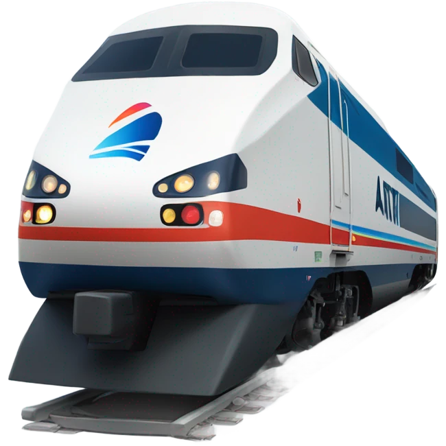 Amtrak locomotive emoji