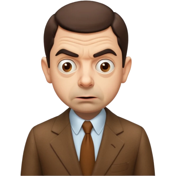 mr bean confused face emoji