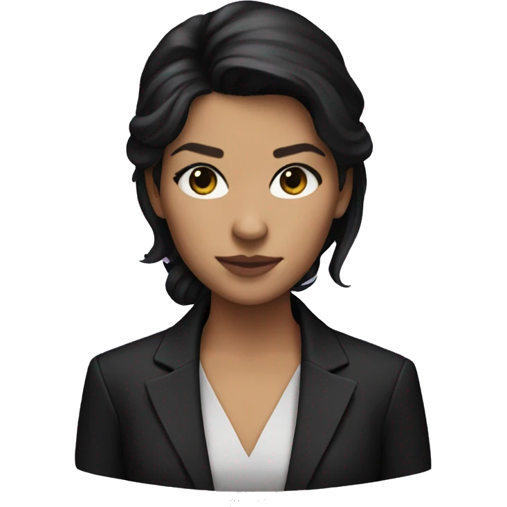 Kate bishop in black suit emoji