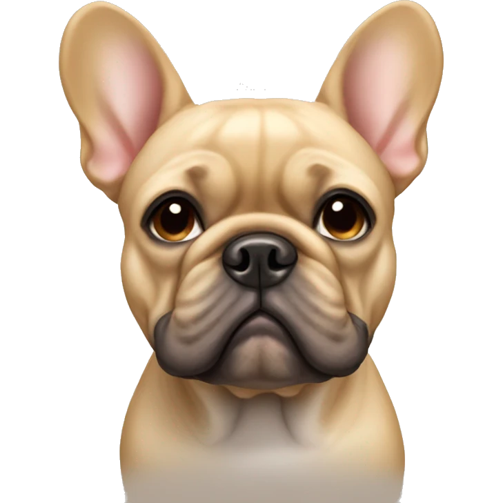 Tan French bulldog emoji