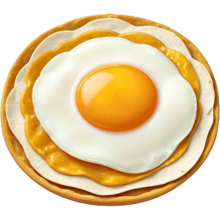 tostada con huevo emoji