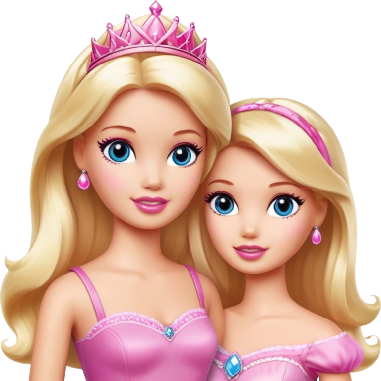 Barbie princess and the pauper emoji