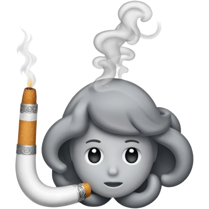 Cigarette smoking emoji