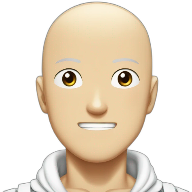 Saitama one punch man emoji
