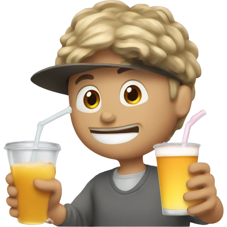Up and go drink  emoji
