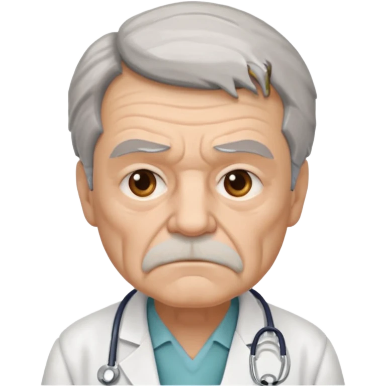 old grumpy doctor emoji