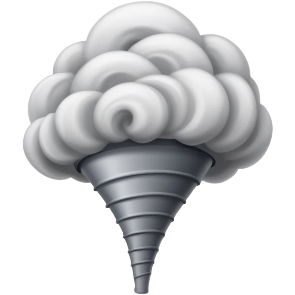 tornado swirling wind funnel emoji