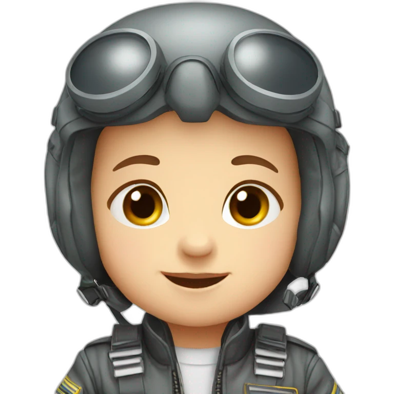 Baby pilot emoji