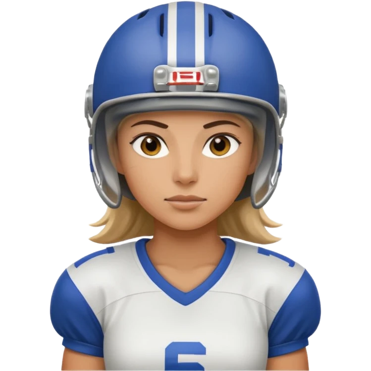 Football Players, Female player emoji