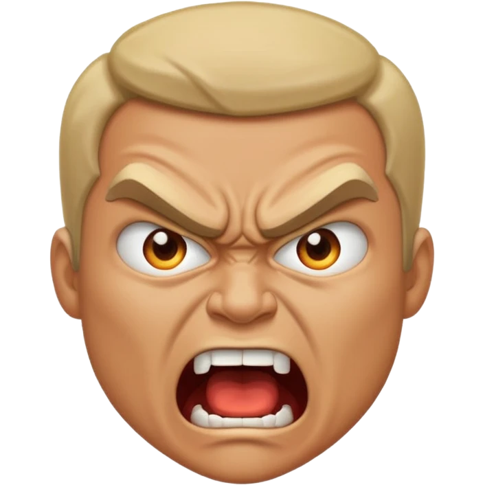 Küfür eden adam emoji