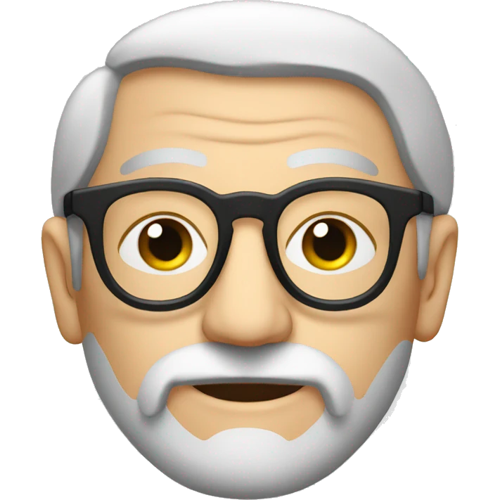 Freud glasses emoji