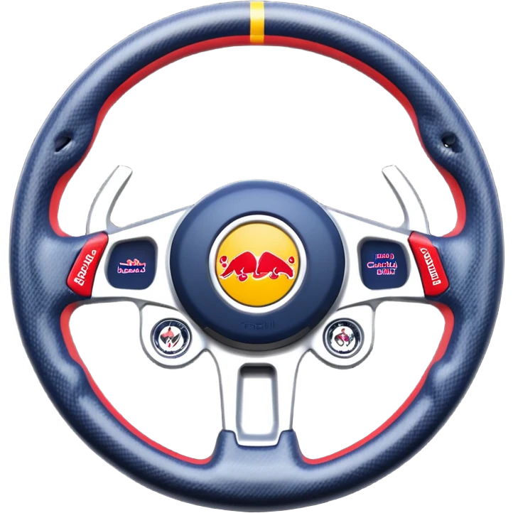 Redbull F1 stearing wheel  emoji