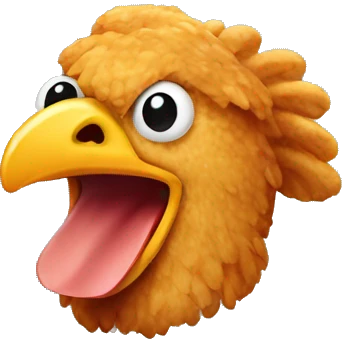 Chicken strip emoji