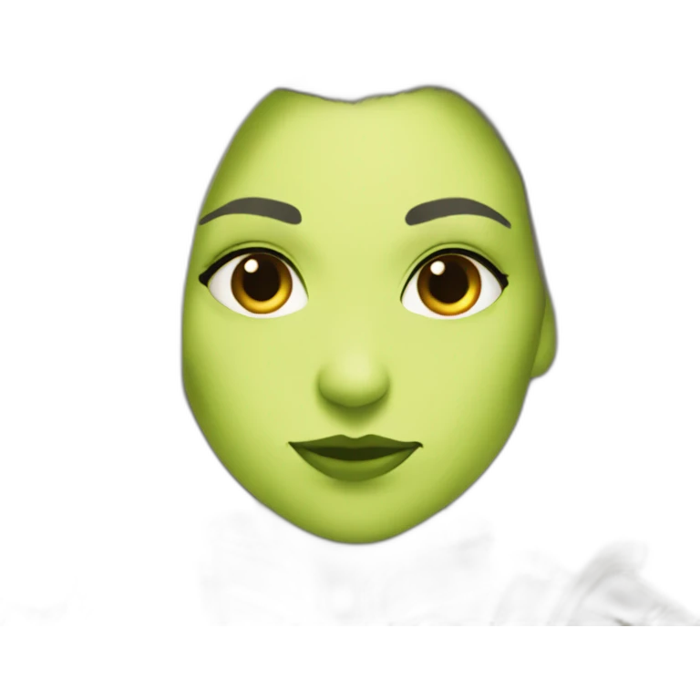 half-orc paladin woman emoji
