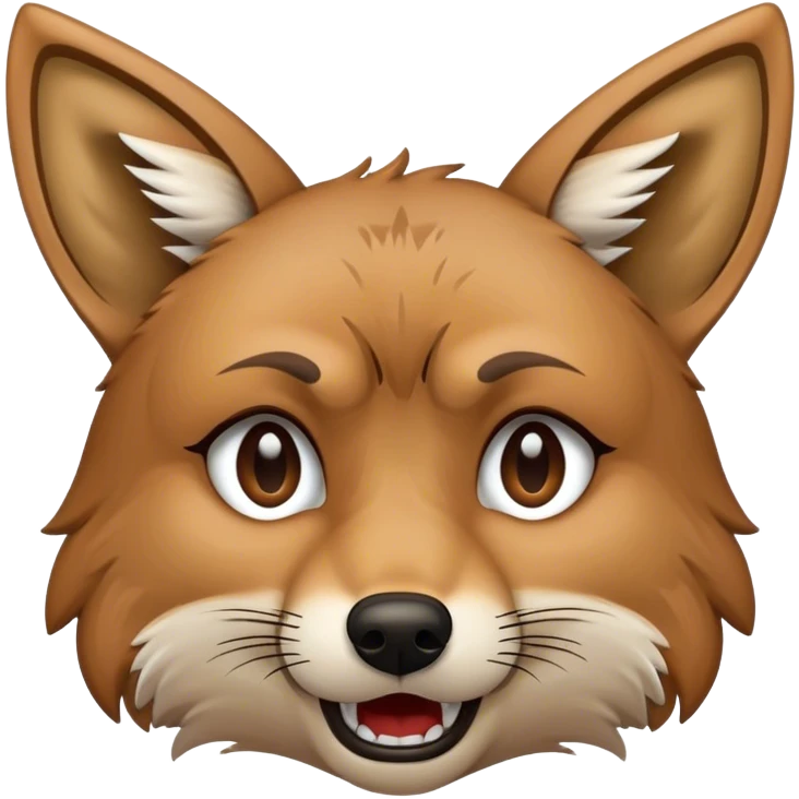 Coyote crying tears emoji